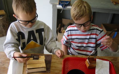 My First Woodworking Class with Young Children